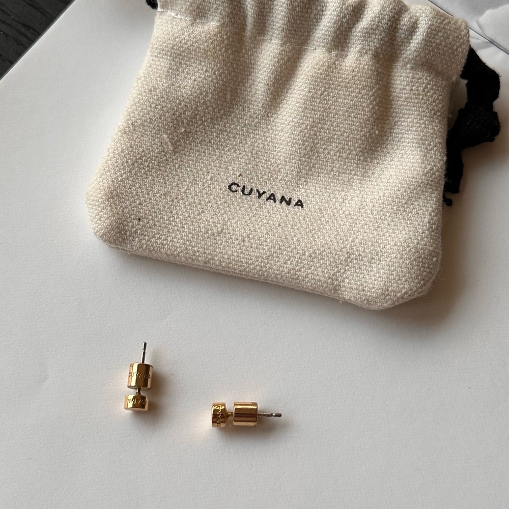 Cuyana Gold Tone Studs